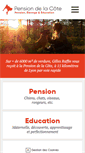 Mobile Screenshot of pensiondelacote.com